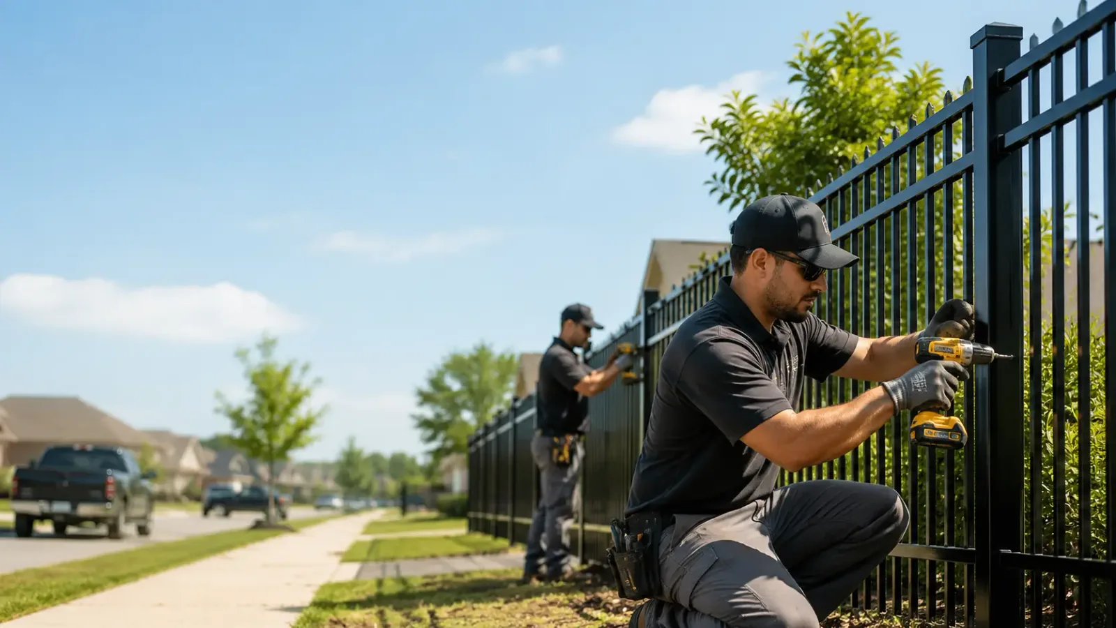 Metal Fence Installation in Woodbury, NJ